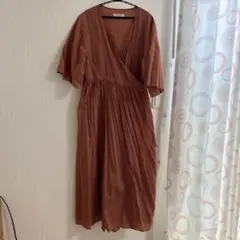FREAK’S STORE 2WAYワンピース カシュクール 羽織り テラコッタ