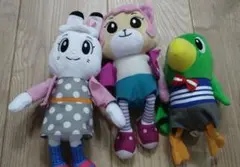 とりっぴぃ、みみりん、にゃっきいぬいぐるみセット