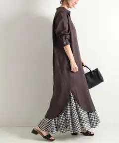 FRAMeWORK 2020SS FRENCH LINENシャツワンピース