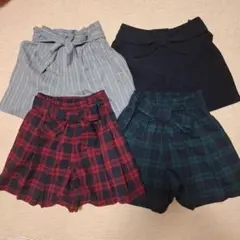 Honeys キュロットLサイズ 4点セット