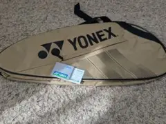 【新品】YONEX テニスラケットバッグ 　ベージュ　6本収納可