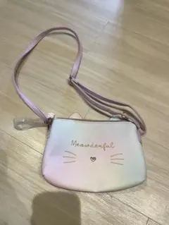 猫耳　レインボー　グラデーション　ショルダーバッグ　ゆめかわ