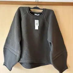 ヤマダヤ FENNEL アッシュグレー 編み目模様ニット 9号サイズ