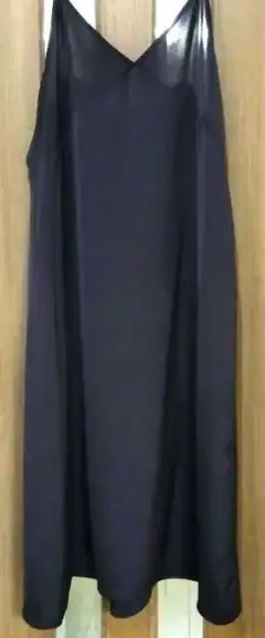 ユニクロキャミソールワンピースL　ロンググレー