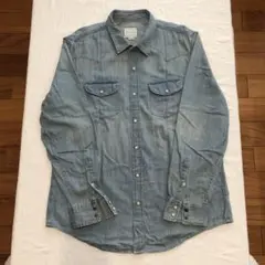 AMERICAN EAGLE ウエスタンデニムシャツ XL