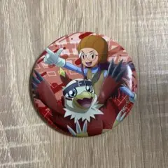 デジモンアドベンチャー02 井ノ上京 ホークモン 缶バッジ