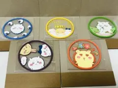 ちいかわ　クリアラバーコースター2 コンプリート　全5種セット　ハチワレ　うさぎ