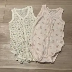 ノースリーブ　ロンパース　80
