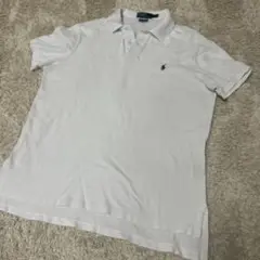 Ralph Lauren 白　ポロシャツ　L