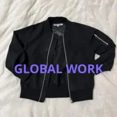 GLOBAL WORK MA-1ジャケット L 黒
