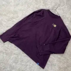 カリマー　長袖Tシャツ　紫　Sサイズ　ロゴ　1604