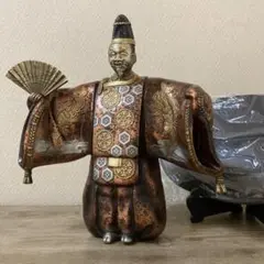 蝋型鋳銅製 翁 銅像 瑞正堂製 共箱 高岡銅器 蝋型鋳銅製 翁 銅像 瑞正堂製 共箱 高岡銅器