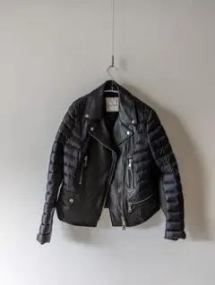 Moncler モンクレール ライダーズレザージャケット size1