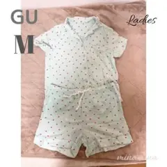 GU M ディズニーコラボ　上下セット　半袖　ショートパンツ　レディース　部屋着