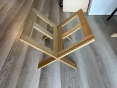 無印良品　木製マガジンラック　ブックスタンド　（廃盤品）