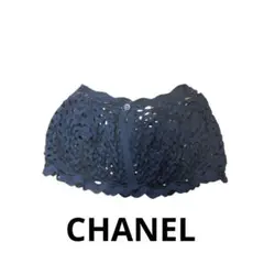 CHANEL シャネル ブラックボレロ ショートカーディガン レース ココマーク
