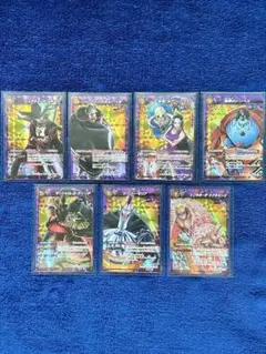 【2010年】ミラバト ワンピース Mレア ミラクルキラ 王下七武海 全7種