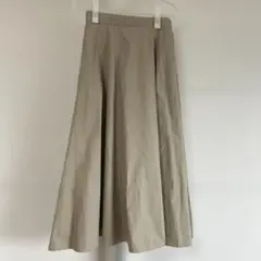 URBAN RESEARCH DOORS ベージュ フレアスカート