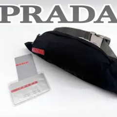 美品 プラダスポーツ ウエストポーチ ポシェット クロスボディ レディースメンズ