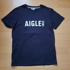 AIGLE Tシャツ Sサイズ (レディースL) ネイビー