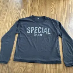 長袖Tシャツ 160cmグレー