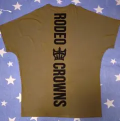 RODEO CROWNS　 切り替えロゴワンピ