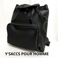 Y'SACCS POUR HOMME メッセンジャーバッグ レザー ブラック 2025年最新】y'saccs pour hommeの人気アイテム - メルカリ