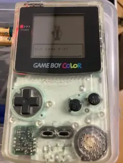 ゲームボーイカラー　本体　クリア　おまけ付き