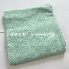 ミモザ花柄　mimosa dot ドット柄ジャージ生地　160cm×100cm