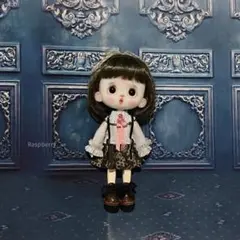 オビツ11 サイズ　革ショルダー付きワンピース　h