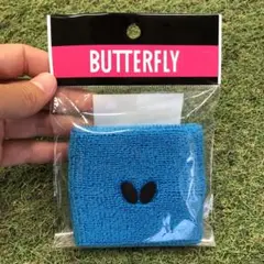 卓球　リストバンド　バタフライ　スカイ