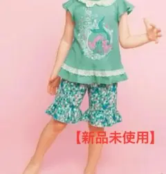【新品未使用】アリエル　ベルメゾン　パジャマ　上下　ディズニープリンセス　90