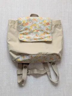10mois 花柄フラップ リュック ナップザック