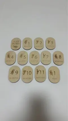 月齢フォト 木製