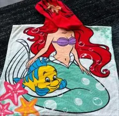 Disney Store リトルマーメイド スイムタオル　フード付きポンチョ