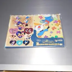 新品 ディズニー メモ帳 シール ドナルドダック デイジーダック 一番くじ