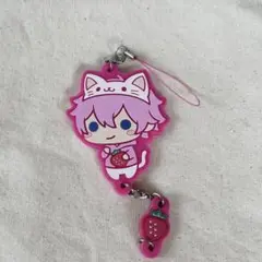 さとみくん　つながるアニマルラバストキーホルダー