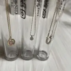 値下げ　ネックレス３個セット　ゴールド