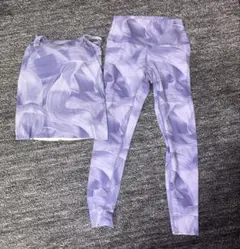 DANSKIN ヨガウェアセット M パープル系