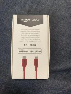 ❣️早い物勝ち❣️ Amazon basicライトニングケーブル 0.3メートル