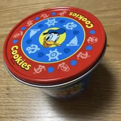 23ディズニーランド　ドナルドダック ワッキーキングダム　クッキー缶