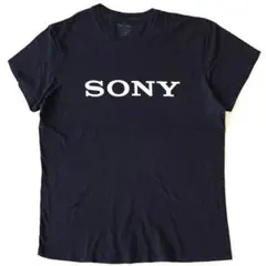 SONY 企業ロゴプリント半袖Tシャツ メンズL アメリカ古着 ビンテージ
