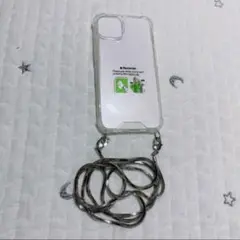 iPhoneケース　iPhone13　クリアケース　肩ひも付　カメラ保護　韓国