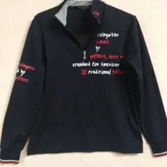 Munsingwear ネイビー 長袖ポロシャツ L