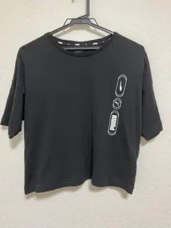 PUMA ブラック Tシャツ Lサイズ レディース