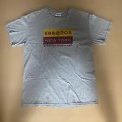 68&BROS グレー Tシャツ