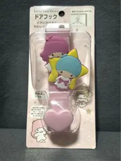 サンリオ　リトルツインスターズ ドアフック　ピンク