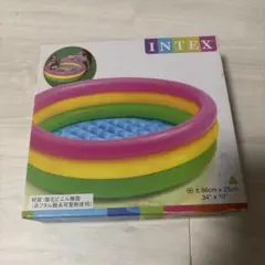 INTEX カラフル ビニール プール 86センチ 水遊び