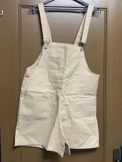 オーバーオールハーフパンツ