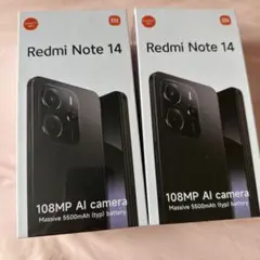 Xiaomi Redmi Note 14 6GB 128GB (2本)